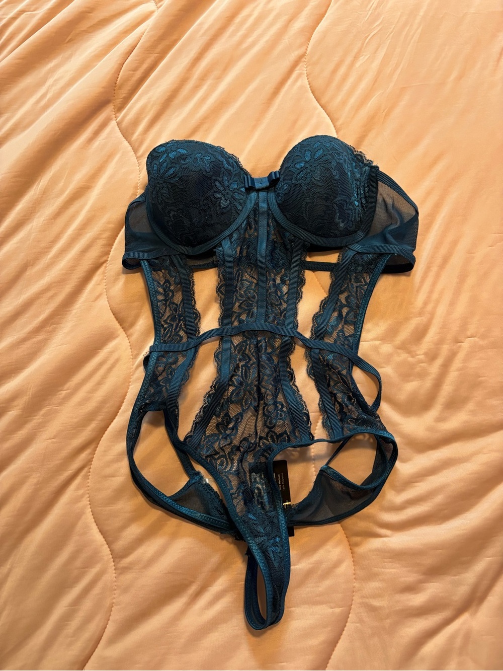 Spencer's Blue Lace Lingerie